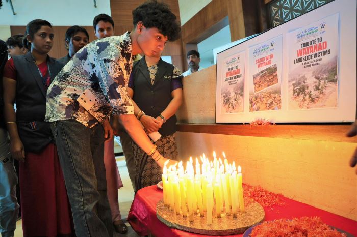 AJK College's Heartfelt Tribute to Wayanad Landslide Victims3